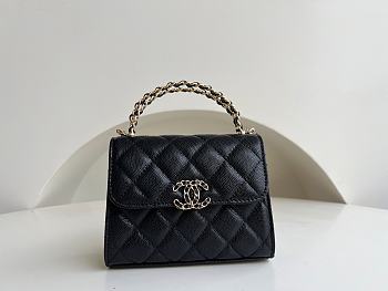 Chanel Clutch With Chain AP3237 Black Size 11.5×14.5×5.5 cm