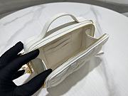 Dior Caro Box Bag Latte Quilted Macrocannage Calfskin Size 18x13x5 cm - 5