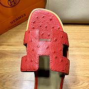 Hermes Oran Sandal Red - 3