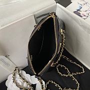 Chanel Clutch With Chain Black Patent Calfskin Size 11×16×5.5 cm - 5