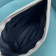 YSL Cassandre Matelassé Tablet Pouch In Quilted Leather Blanc Vintage Size 30x21.5x2 cm - 4