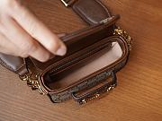 Gucci Horsebit 1955 Strap Wallet Beige and Ebony GG Size 12x9x4 cm - 4