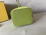 Fendi Mon Tresor Acid green FF Canvas Mini Bag Size 12x18x10 cm - 2