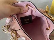 Fendi Mon Tresor Pink FF Canvas Mini Bag Size Size 12x18x10 cm - 5