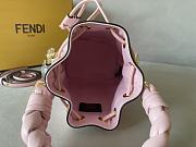 Fendi Mon Tresor Pink FF Canvas Mini Bag Size Size 12x18x10 cm - 4