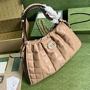 Gucci Deco Medium Tote Bag Rose Beige Size 43x28x8 cm - 5