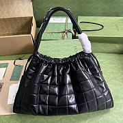 Gucci Deco Medium Tote Bag Black Size 43x28x8 cm - 5