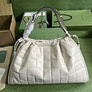 Gucci Deco Medium Tote Bag White Size 43x28x8 cm - 3