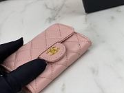 Chanel CC Classic Flap Card Case Pink Size 7.5×11.3×2.1 cm - 5