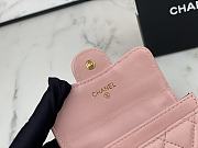 Chanel CC Classic Flap Card Case Pink Size 7.5×11.3×2.1 cm - 4