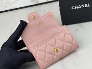 Chanel CC Classic Flap Card Case Pink Size 7.5×11.3×2.1 cm - 3