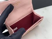 Chanel CC Classic Flap Card Case Pink Size 7.5×11.3×2.1 cm - 2