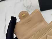 Chanel CC Classic Flap Card Case Light Brown Size 7.5×11.3×2.1 cm - 3