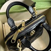 GG Matelassé Handbag Black Size 19x13x10 cm - 2