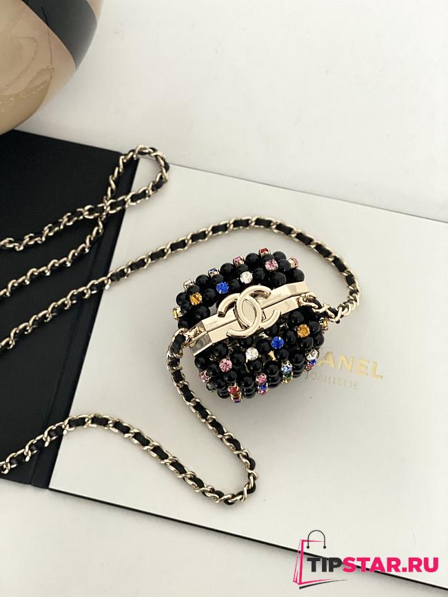Chanel Mini Evening Bag Black & Multicolor AS3769 - 1