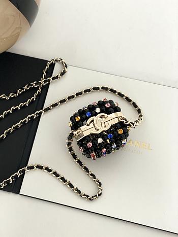 Chanel Mini Evening Bag Black & Multicolor AS3769