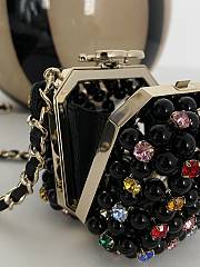 Chanel Mini Evening Bag Black & Multicolor AS3769 - 2