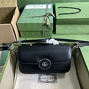 Gucci Petite GG Mini Shoulder Bag Black Size 21x10x5 cm - 1