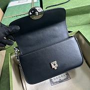 Gucci Petite GG Mini Shoulder Bag Black Size 21x10x5 cm - 2