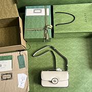Gucci Petite GG Mini Shoulder Bag White Size 21x10x5 cm - 2