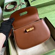Gucci Bamboo 1947 Small Top Handle Bag Brown 21x15x7 cm - 3