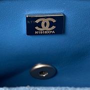 Chanel Mini Flap Bag In Denim AS3829 Size 14×20×8 cm - 5