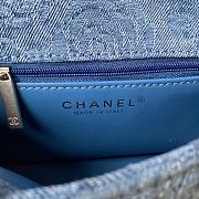Chanel Mini Flap Bag In Denim AS3829 Size 14×20×8 cm - 3