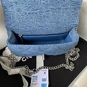 Chanel Mini Flap Bag In Denim AS3829 Size 14×20×8 cm - 2