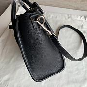 Celine Nano Luggage Bag In Drummed Calfskin Black Size 20 cm - 3