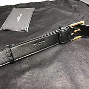 YSL Cassandre Classic Belt Bag In Grain De Poudre Embossed Leather 25x14x3,5 cm - 4