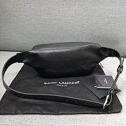 YSL Cassandre Classic Belt Bag In Grain De Poudre Embossed Leather 25x14x3,5 cm - 2