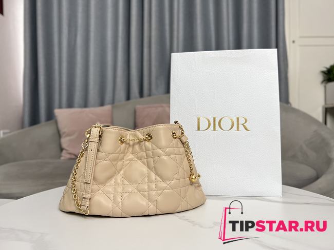 Medium Dior Ammi Bag Sand Pink Supple Macrocannage Lambskin Size 31x18x13 cm - 1