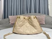 Medium Dior Ammi Bag Sand Pink Supple Macrocannage Lambskin Size 31x18x13 cm - 3