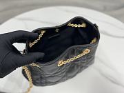 Medium Dior Ammi Bag Black Supple Macrocannage Lambskin Size 31x18x13 cm - 5
