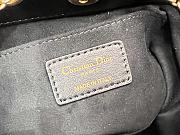 Medium Dior Ammi Bag Black Supple Macrocannage Lambskin Size 31x18x13 cm - 2