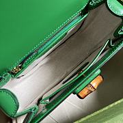 Gucci Bamboo 1947 Small Top Handle Bag Green 21x15x7 cm - 3