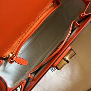 Gucci Bamboo 1947 Small Top Handle Bag Orange 21x15x7 cm - 2