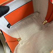 Gucci Blondie Top Handle Bag Orange Size 17x15x9 cm - 4