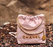 Chanel 22 Mini Handbag Light Pink AS3980 20×19×6 cm - 1