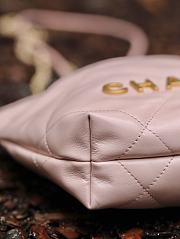 Chanel 22 Mini Handbag Light Pink AS3980 20×19×6 cm - 3