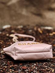 Chanel 22 Mini Handbag Light Pink AS3980 20×19×6 cm - 4