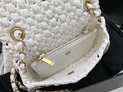 Chanel Mini Flap Bag Raffia Effect Braided Tweed AS3944 Size 13×17×6 cm - 5