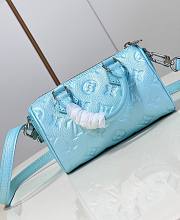 Louis Vuitton Nano Speedy M82342 Pearly Lagoon Turquoise Size 16x10x7.5 cm - 3