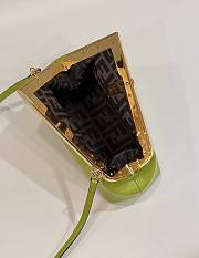 Fendi First Small Acid Green Leather Bag Size 26×9.5×18 cm - 5