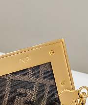 Fendi First Small Acid Green Leather Bag Size 26×9.5×18 cm - 3