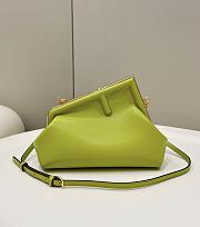 Fendi First Small Acid Green Leather Bag Size 26×9.5×18 cm - 1