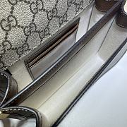 Gucci Mini Shoulder Bag With Interlocking G Beige and ebony Size 20×17×8cm - 4