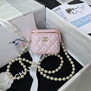 Chanel Small Vanity With Pearl AP2581 size 8.5x11x7 cm - 1