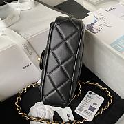 Chanel Small Flap Bag AS4012 Black Size 12×21×7 cm - 5