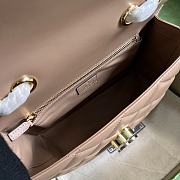 Gucci Deco Small Shoulder Bag Rose Beige Size 25x19.5x8 cm - 2